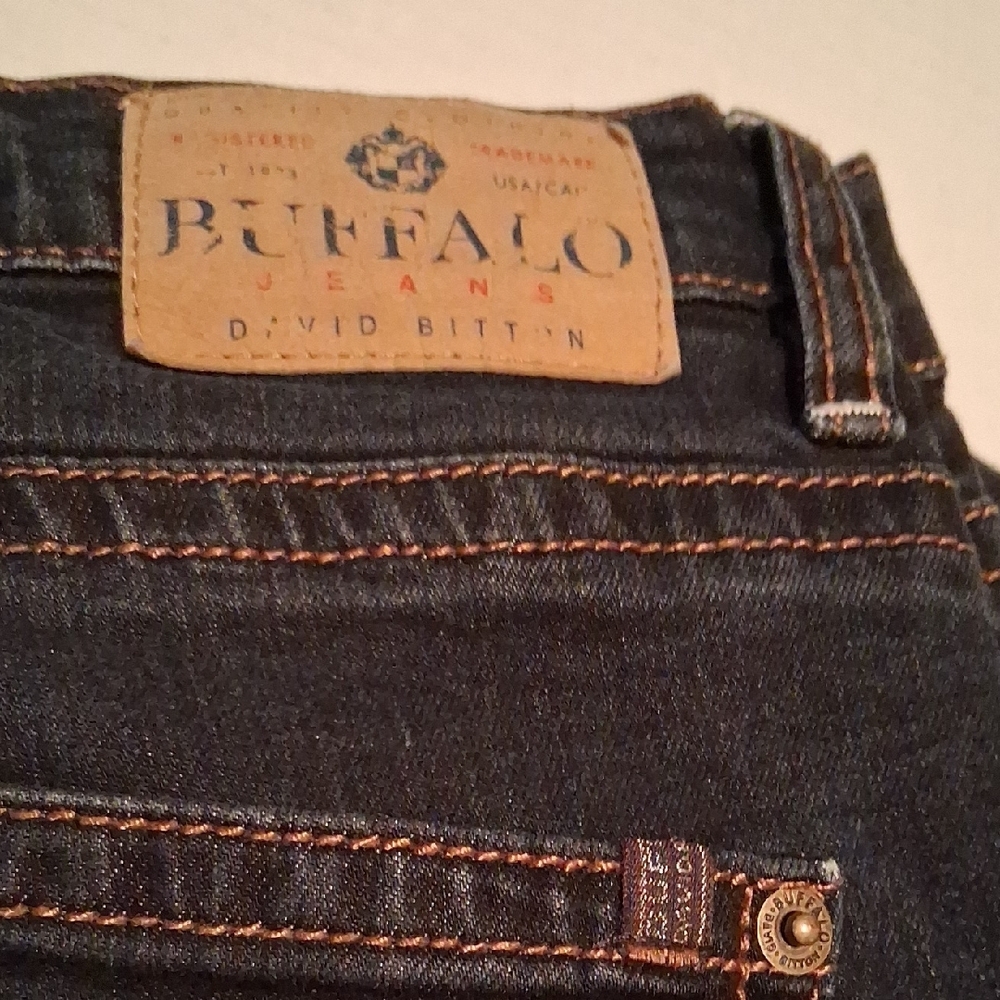 Buffalo David Bitton Dark Denim Jeans MISCHA - Picture 1 of 15